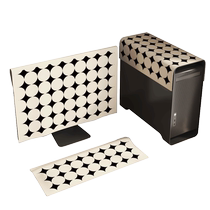 Light luxury style computer cover dust cover cloth host keyboard screen dust cover three-piece cover cloth light luxury style cover cloth