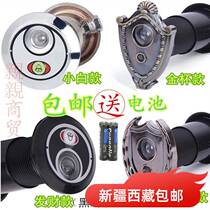 Xinjiang anti-theft door cat eye doorbell integrated 35 pipe diameter extended with doorbell universal high-definition multi-function door mirror