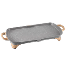 Medical stone baking pan Korean barbecue plate household electric grill pan barbecue pot one-piece pot indoor electric barbecue grill barbecue machine