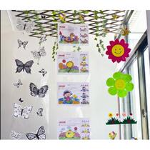 A4A3 plastic transparent film kindergarten art material environment hanging decoration pvc painting graffiti soft handmade diy