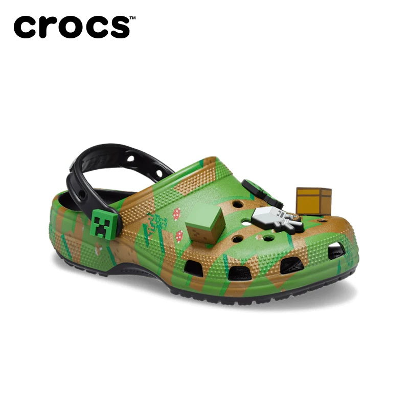 Детские сандалии Crocs для мужчин и женщин, пляжная обувь