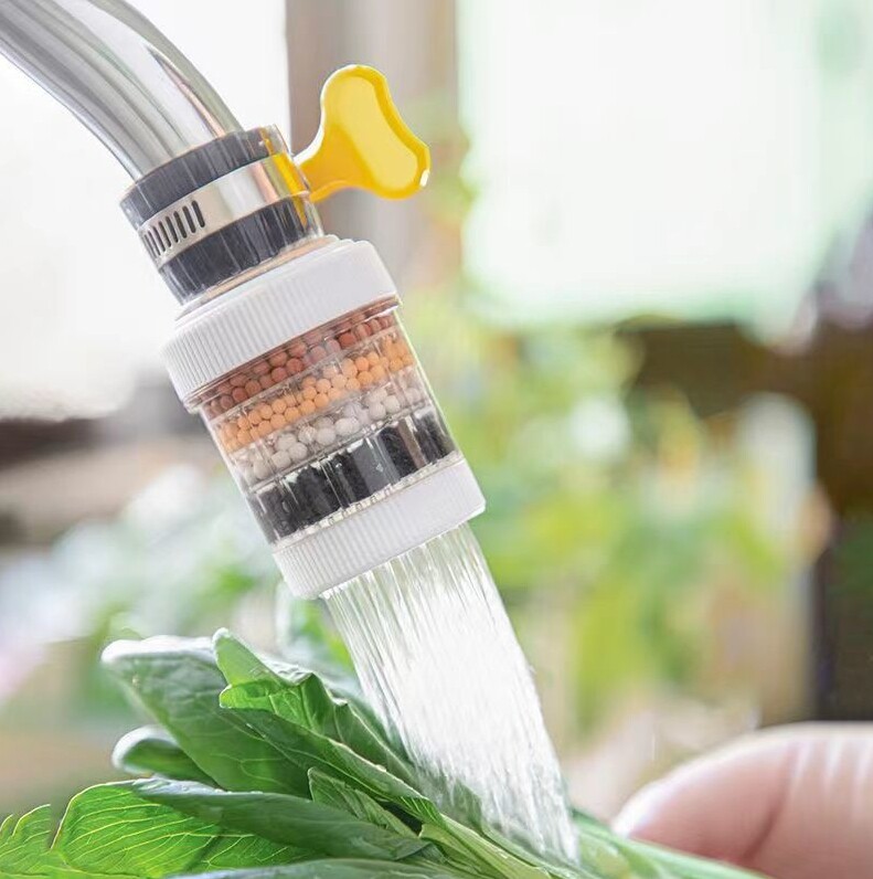 可拆洗六层家用水龙头过滤器通用防溅花洒节水器厨房自来水过滤嘴