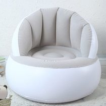 Flocking inflatable sofa lazy sofa chair single foldable childrens sofa bedroom living room power pump