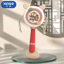 1 rattle 0 three-month-old baby-baby 36 biting stick hand toy year old rattle music Xinge nibbling newborn baby