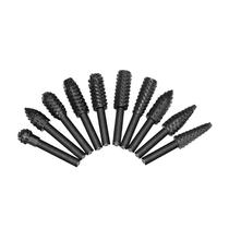 Woodworking electric rotary special-shaped file rotary wood file woodworking file tea tray polishing head root carving knife tool set