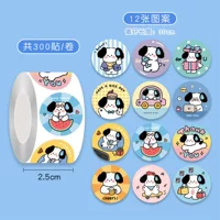 1##Sweat Pupp Series Series Seal Stickers [круглая модель]