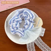 5#Blue Stripe Bowlue Libbon