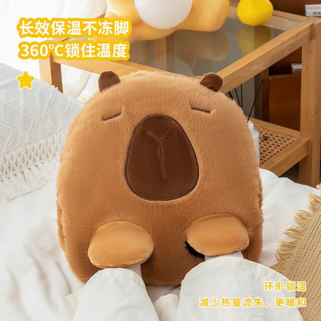 Foot Warmer 2025 New Foot Warmer Rechargeable Foot Warmer Plug-in Electric Heating Shoes Office Charging Heating Women