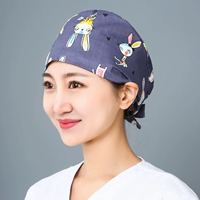 Серый галстук с изображением кролика