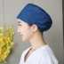 Mũ y tá phòng mổ mũ y tế mũ bác sĩ nam mũ làm việc y tế răng miệng điều chỉnh đàn hồi khóa mũ tròn mũ y tá nón y tế mũ trùm đầu phòng sạch 