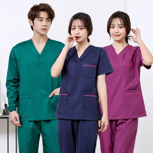Униформа врача, униформа медсестры, комплект, короткий рукав