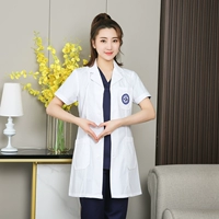 Белый халат, в корейском стиле