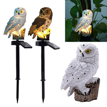 Solar Owl Solar Led Light Outdoor Lawn Lamp for Garden Decor
