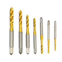 Hss Titanium Steel Screw Tap Coated Metric Spiral Thread M2