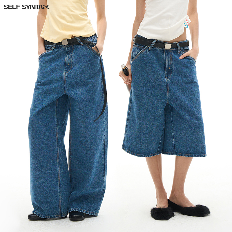 Selfsyntax 26Ss Classic Retro Blue Washed Jeans Selfsyntax 26Ss Classic Retro Blue Washed Jeans