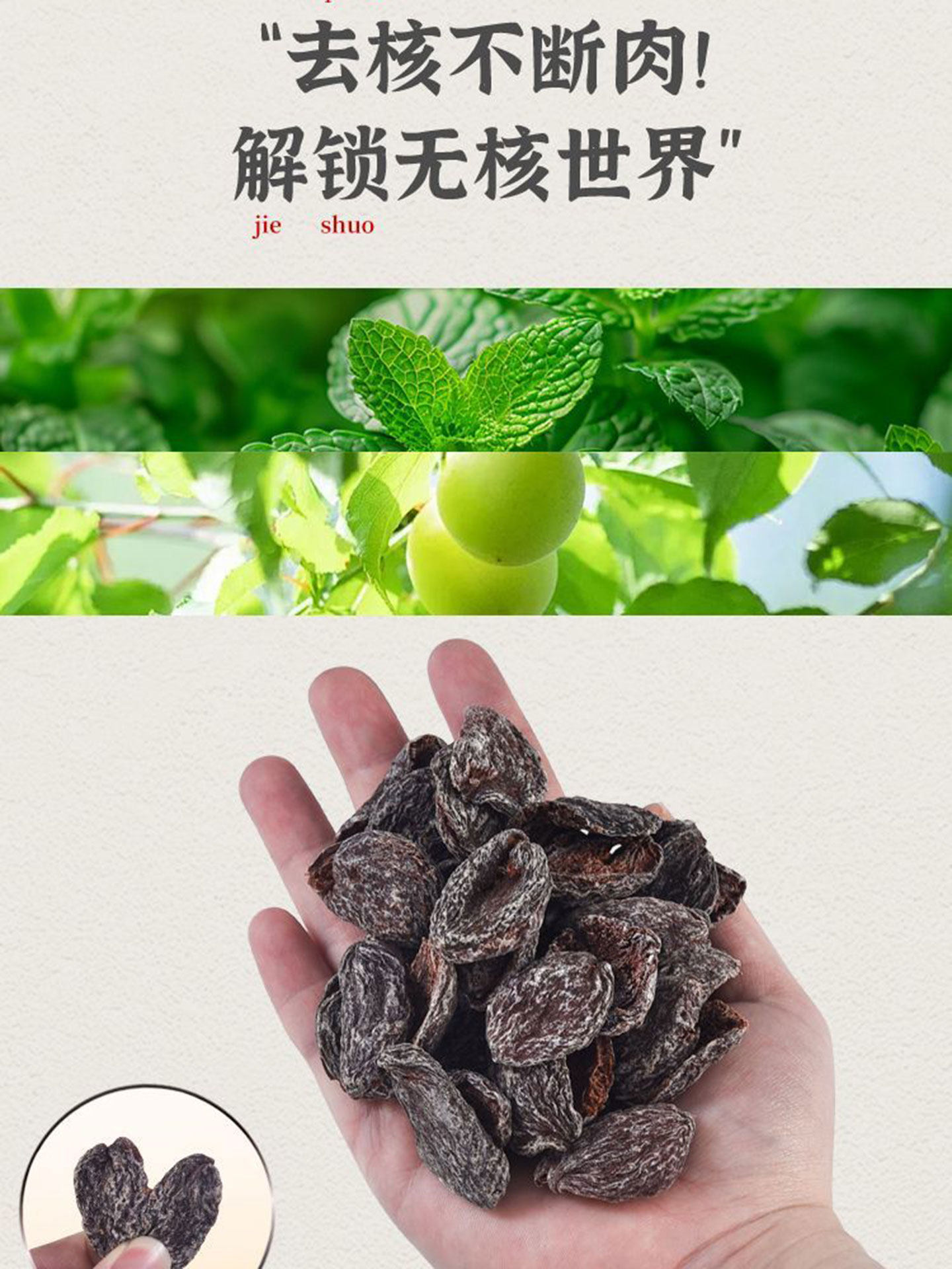 Snack Symbol: Jingliang Plum Meat, Nine-Flavor Chaoshan Style Plum Meat, Preserved Fruit Snack, Sweet and Sour Plum Dried Fruit, Snack to Satisfy Cravings While Watching Dramas