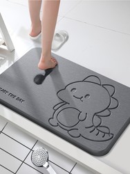 Japanese Import Diatom Mud Absorbent Mat Toilet Bathroom Toilet Floor Mat Non Slip Doorway Footplate Entry Door Mat