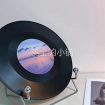 Black Gum Record Containing Stratigraphy of a minimalist Decorative Drawing Holders Birthday Gift Netting Easy to Cloud Clock Pendulum