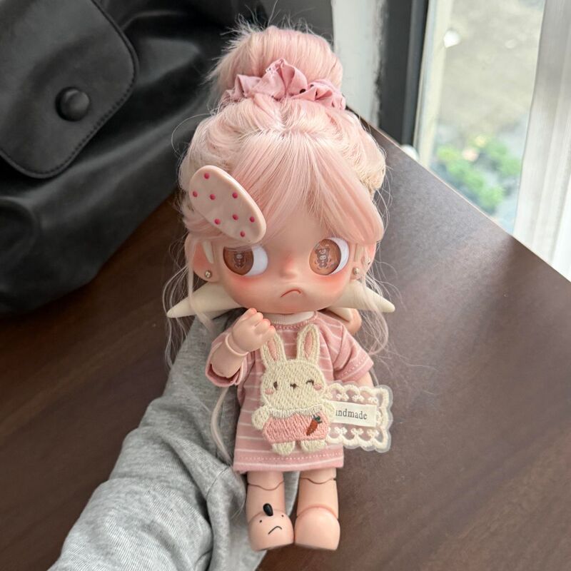 Gazi Sister's Wig with Curly Hair and Bangs, Gingerbread Man Style, Soft Silk Hair with a Lot of Volume, Can Be Trimmed and Styled Gazi Sister's Wig with Curly Hair and Bangs, Gingerbread Man Style, Soft Silk Hair with a Lot of Volume, Can Be Trimmed and Styled