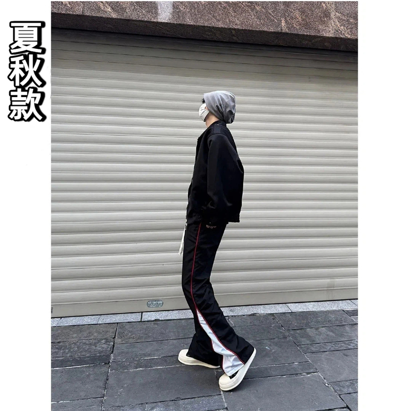 Legendary Brand Color-Blocked Summer and Autumn Trendy Regular Casual Pants Loose Trousers High Street Flared Sports Couple Long Pants Legendary Brand Color-Blocked Summer and Autumn Trendy Regular Casual Pants Loose Trousers High Street Flared Sports Couple Long Pants