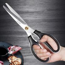 Stainless steel kitchen scissors thickened restaurant-specific Korean cuisine chicken steak steak barbecue meat scissors household multi-function