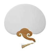 Thickened double-sided rice paper blank ball fan hand-painted Chinese painting DIY watercolor painting calligraphy brush calligraphy retro fan surface
