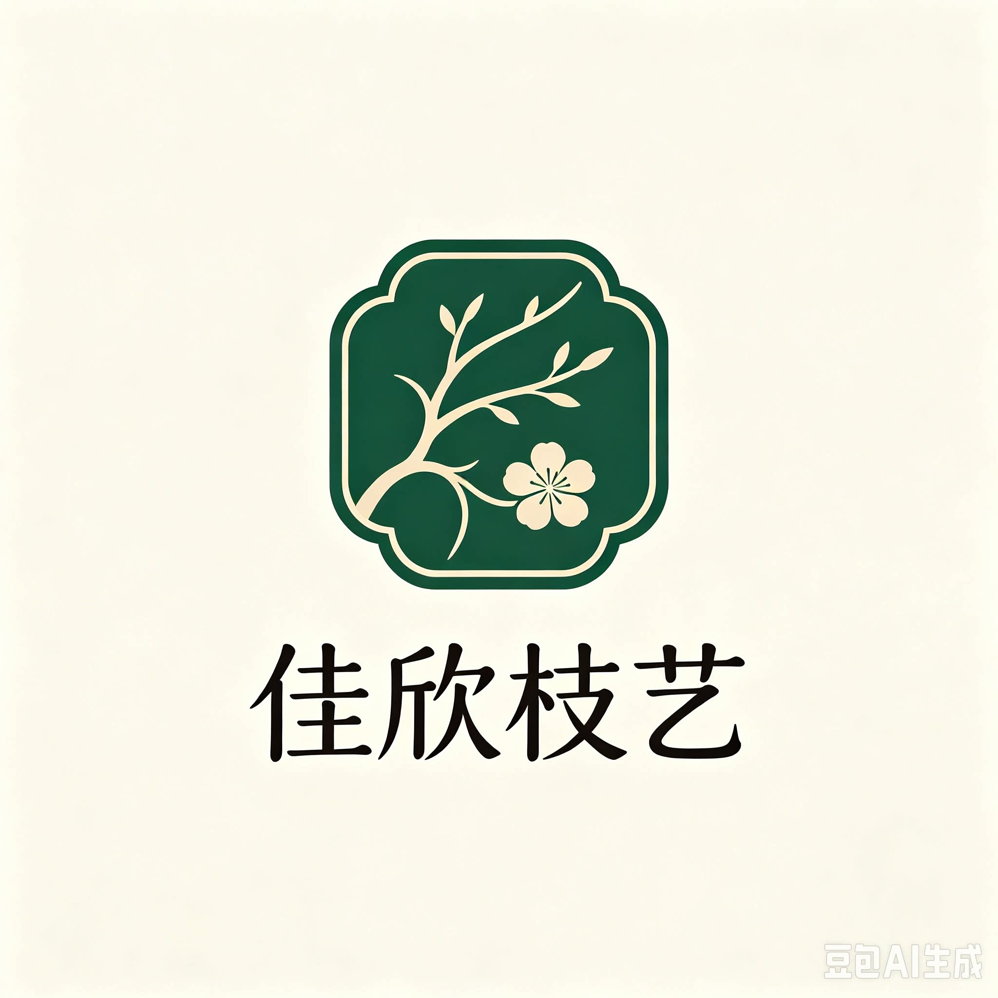 佳欣枝艺的LOGO