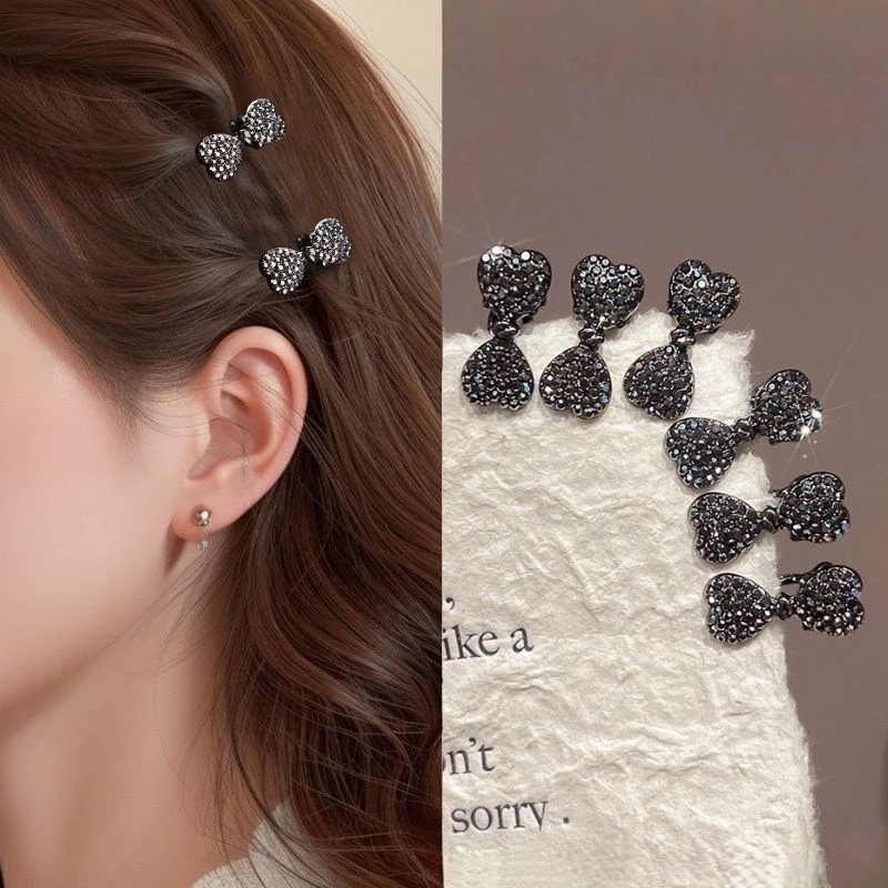 Exquisite and Beautiful High-End Side Bow Hair Clip 2026 New Model Women's Bangs Hairpin Hair Accessory Exquisite and Beautiful High-End Side Bow Hair Clip 2026 New Model Women's Bangs Hairpin Hair Accessory