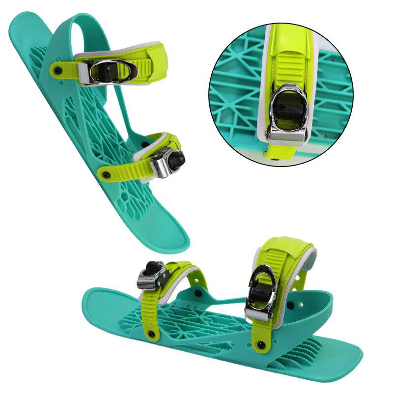 自由式雪撬滑雪板迷你滑雪鞋：解锁冬季耍雪新姿势，玩转MiniSki Skates！