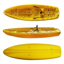 2023 Xinchenxing CX255 childrens single kayak HDPE seated plastic boat kayak customized 2 55 meters