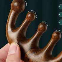 Multifunctional massage comb five-tooth comb meridian massager health and hair massage head therapy anti-hair loss unisex