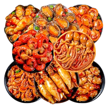 Spicy seafood canned instant canned octopus abalone lobster tail snacks snacks snacks meals