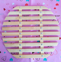 Electric hot pot frying pan bamboo grate steamer household electric rice cooker steamer stainless steel steaming grid steamer bamboo grate sub-cage