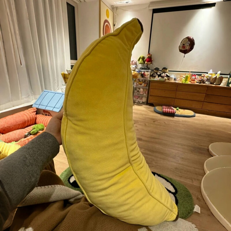 【Sleeping Companion】Banana Pillow Cute Plush Toy Japanese Style Pillow Creative Banana-Shaped Long Pillow Bedside Pillow 【Sleeping Companion】Banana Pillow Cute Plush Toy Japanese Style Pillow Creative Banana-Shaped Long Pillow Bedside Pillow