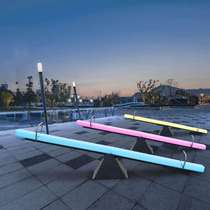 Interactive Park Community Facilities Balanced Outdoor Luminous Childrens Seesaw Square Parent-Child Double Large Toy