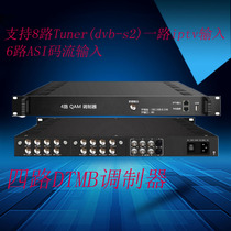 Hotel TV system DTMB modulator Front-end computer room 40 sets of programs QAM IPTV modulator Hotel hospital