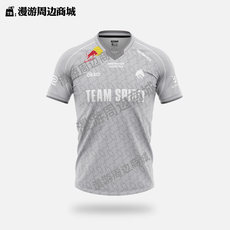 Team Spirit Team Uniform Donk Green Dragon Dota2 Merchandise Ts Sprite Team Csgo Dota Short-Sleeved T-Shirt