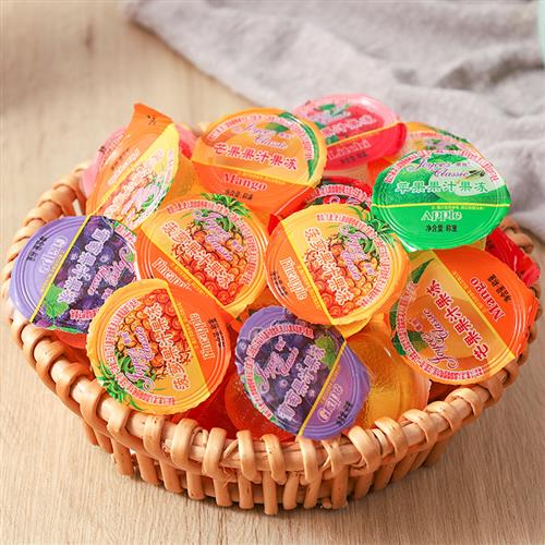 Internet-Famous Snacks: Casual Fruit-Flavored Jelly, Mango-Flavored Jelly with Zero Fat, a Leisurely Snack to Satisfy Cravings