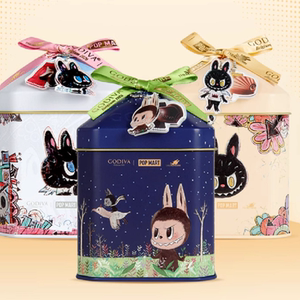 圣诞礼物GODIVA歌帝梵X泡泡玛特POPMART拉布布LABUBU巧克力