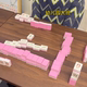 Pinyin Mahjong children's alphabet toys educational board game toys logic Chinese Pinyin Mahjong tiles kindergarten parent-child