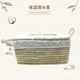Container for steamed buns, straw woven basket insulation, commercial hand-woven steamed bun storage basket, bun insulated box for sesame cakes