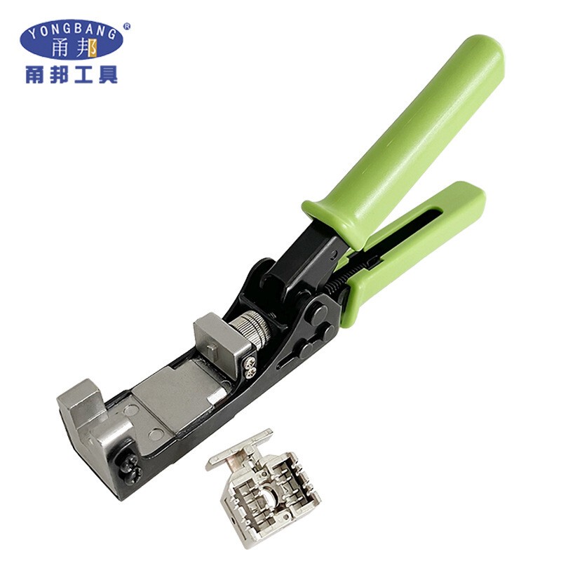 110 Type Amp Bird 90-Degree 5/6 Category Network Module Pliers 180-Degree Crimping Pliers Super Category 6 Shielded Crimping Tool 110 Type Amp Bird 90-Degree 5/6 Category Network Module Pliers 180-Degree Crimping Pliers Super Category 6 Shielded Crimping Tool