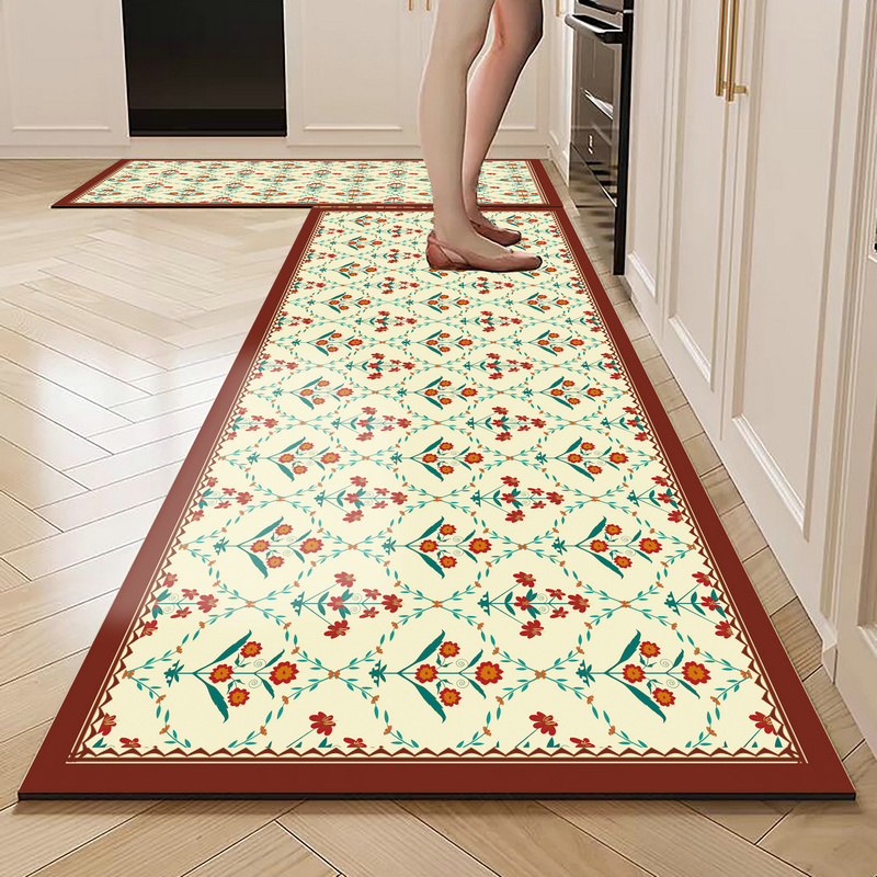 Kitchen Floor Mat 2024 New Model Non-Slip Water-Absorbent Oil-Absorbent No-Wash Household Dirt-Resistant Entryway Doormat Long Strip Carpet Kitchen Floor Mat 2024 New Model Non-Slip Water-Absorbent Oil-Absorbent No-Wash Household Dirt-Resistant Entryway Doormat Long Strip Carpet