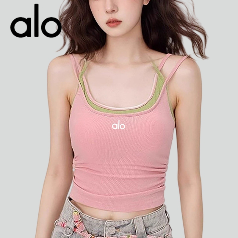 Aio Yoga Clothing Set, Color-Blocking, High-End Feel, Pilates, Stunning Training Clothes, Fitness Clothes, Tops, Yoga Vests for Women