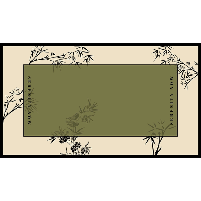 New Chinese style oil-proof and anti-scalding dining table mat