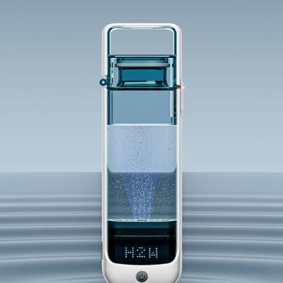 Yimifu Hydrogen water glass tea glass mug water vegetarian negative ion health cup to improve water quality weak alkaline water glass-Taobao