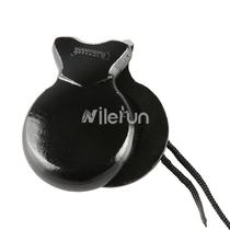 Black rap allegro Orff percussion instrument sports entertainment party dancing hard wooden Spanish castanets