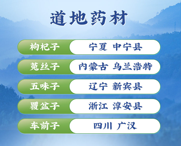 【中國直郵】太極 五子衍宗丸 補腎益精 陽痿不孕 遺精早洩 60g/瓶