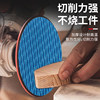 Sharp Anti-Clogging Flocking Sandpaper Blue Sandpaper Sheet Woodworking Wall Polishing Pneumatic Sanding Disc Diamond-Shaped Flocking Disc