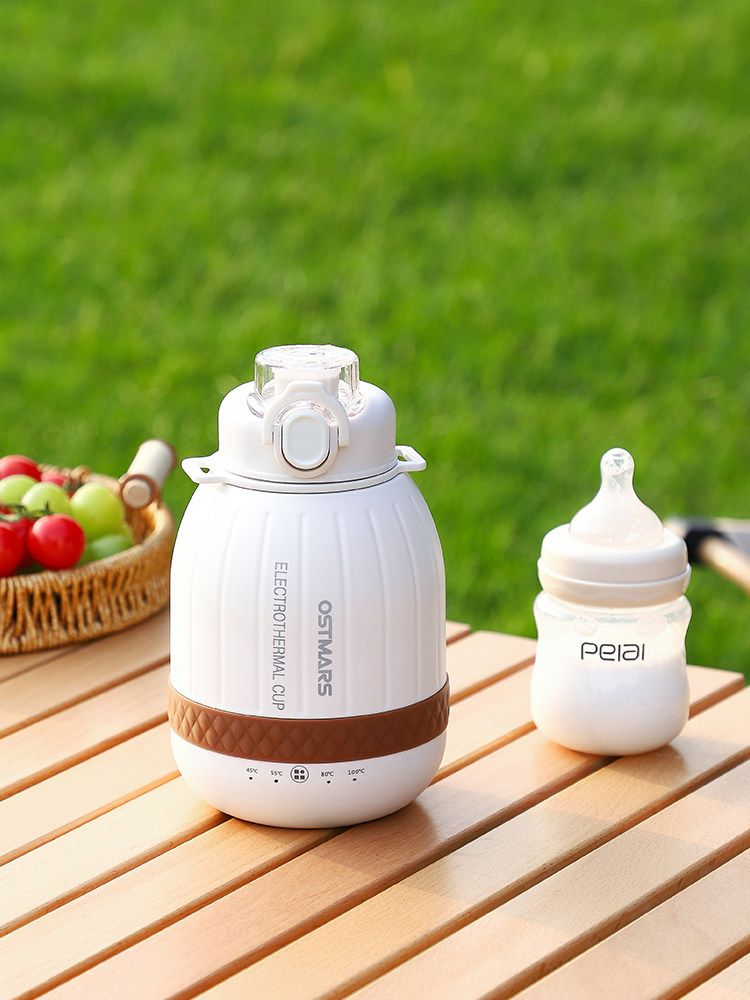 German Ostmars Portable Constant Temperature Kettle, Special Water Boiling Cup for Babies When Going Out, Thermal Insulation Milk-Making Device